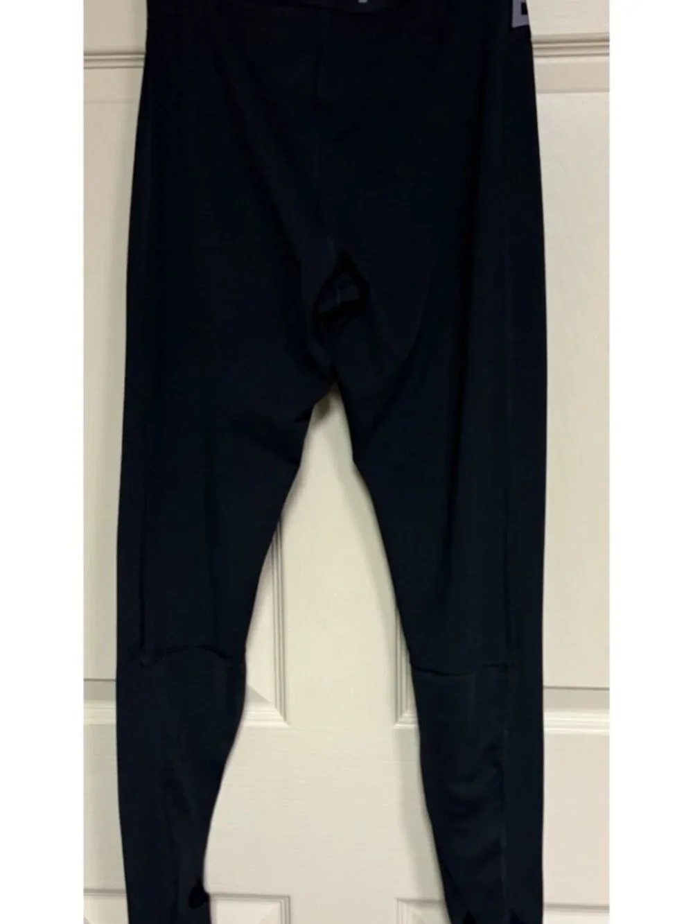 Nike Pro Pants Womens Size Medium Black Intertwist Leggings Athletic Gym Running